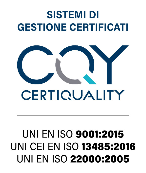 Certificato di qualità CERTIQUALITY